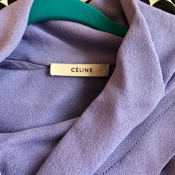 Celine Lilac Assymetrical Cutout Mini Dress - Picture 4 of 5
